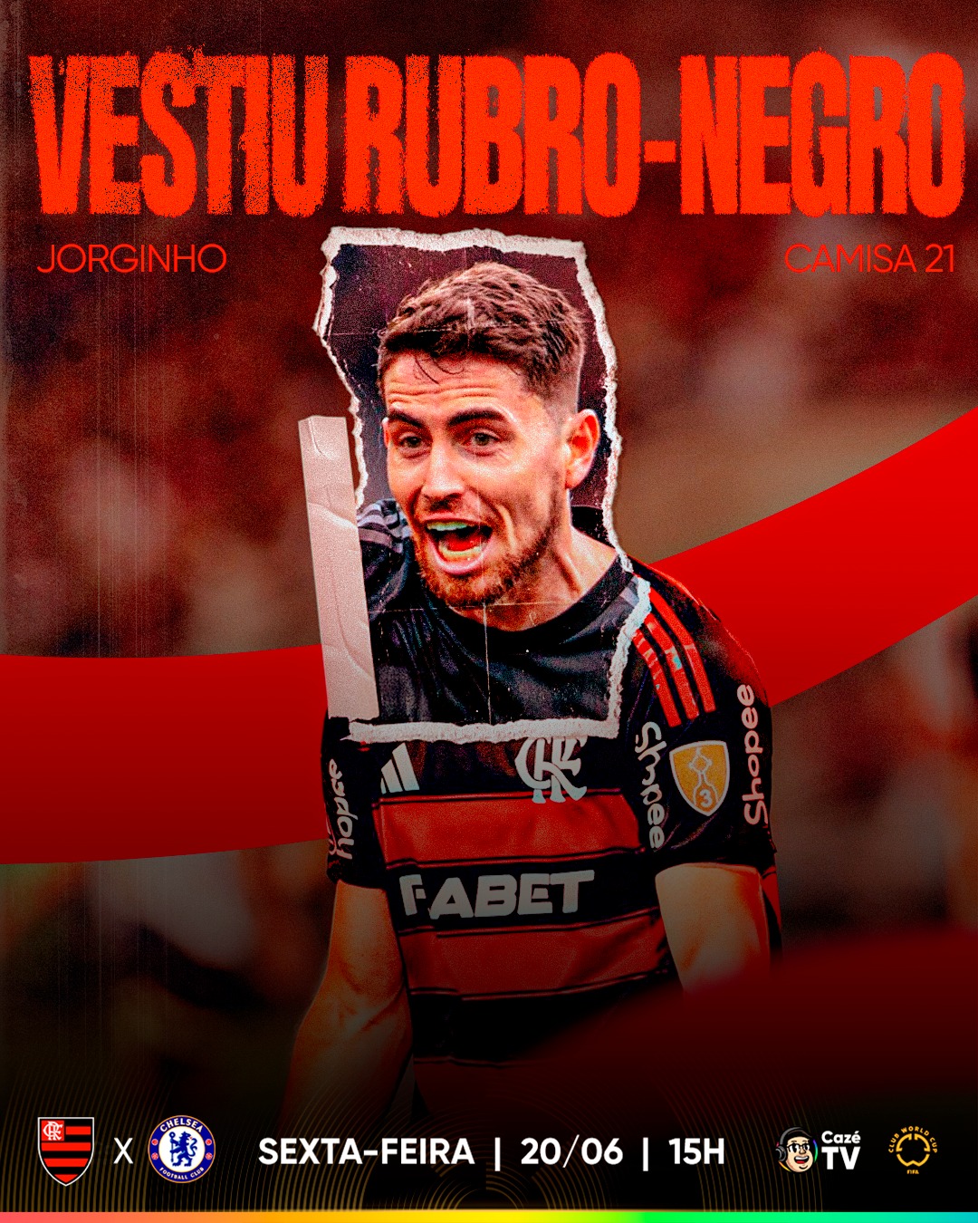 JORGINHO É OFICIALIZADO NO FLAMENGO