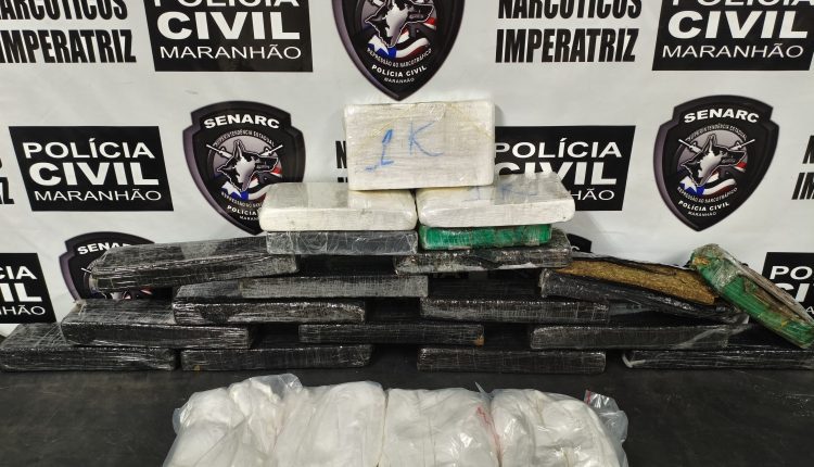 Polícia desmonta esquema de tráfico interestadual em Imperatriz; mais de 20kg de drogas foram apreendidas